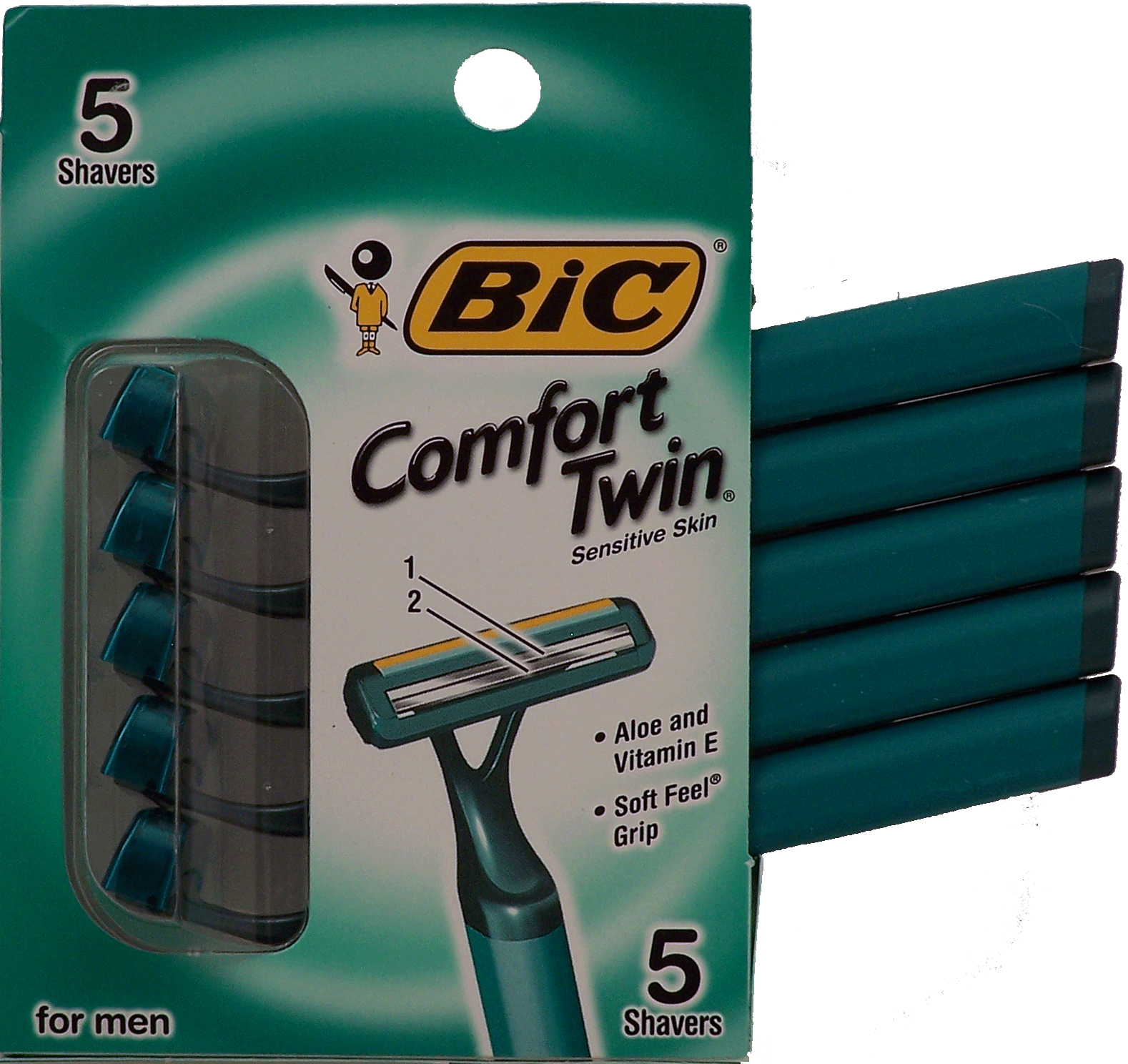 Bic&nbsp;Comfort Twin&nbsp;disposable razors for men, sensitive skin Full-Size Picture
